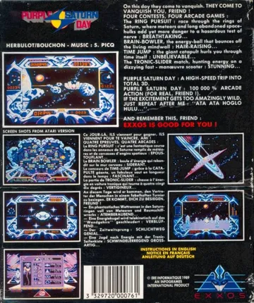 Purple Saturn Day box cover back